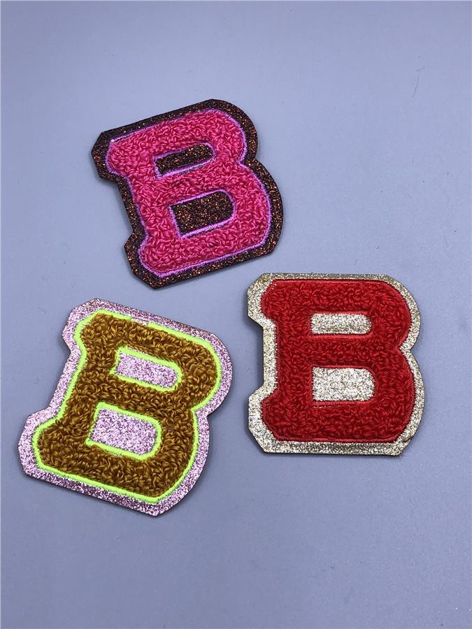 Custom glitter patches sample 3