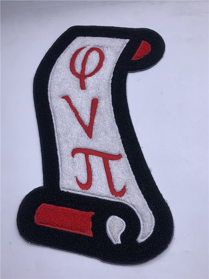 Featured custom greek patches example